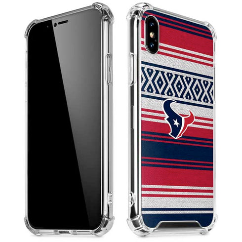 NFL Houston Texans Trailblazer iPhone XS Max Clear Case